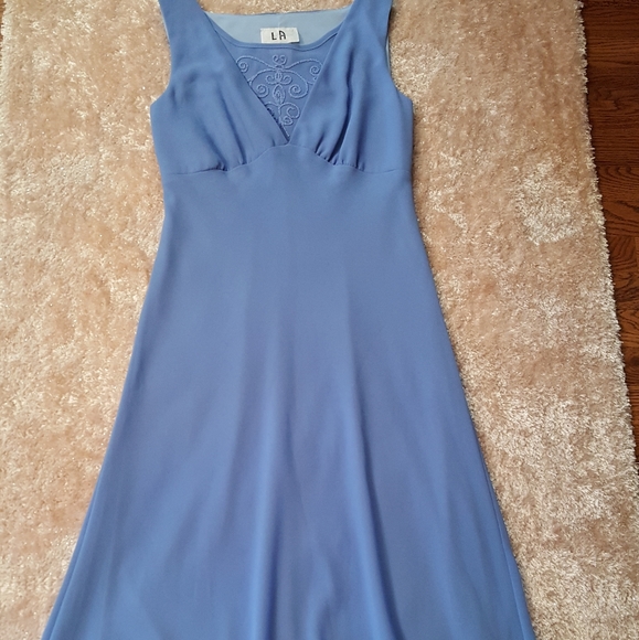 Periwinkle Beaded Dress - Picture 6 of 10
